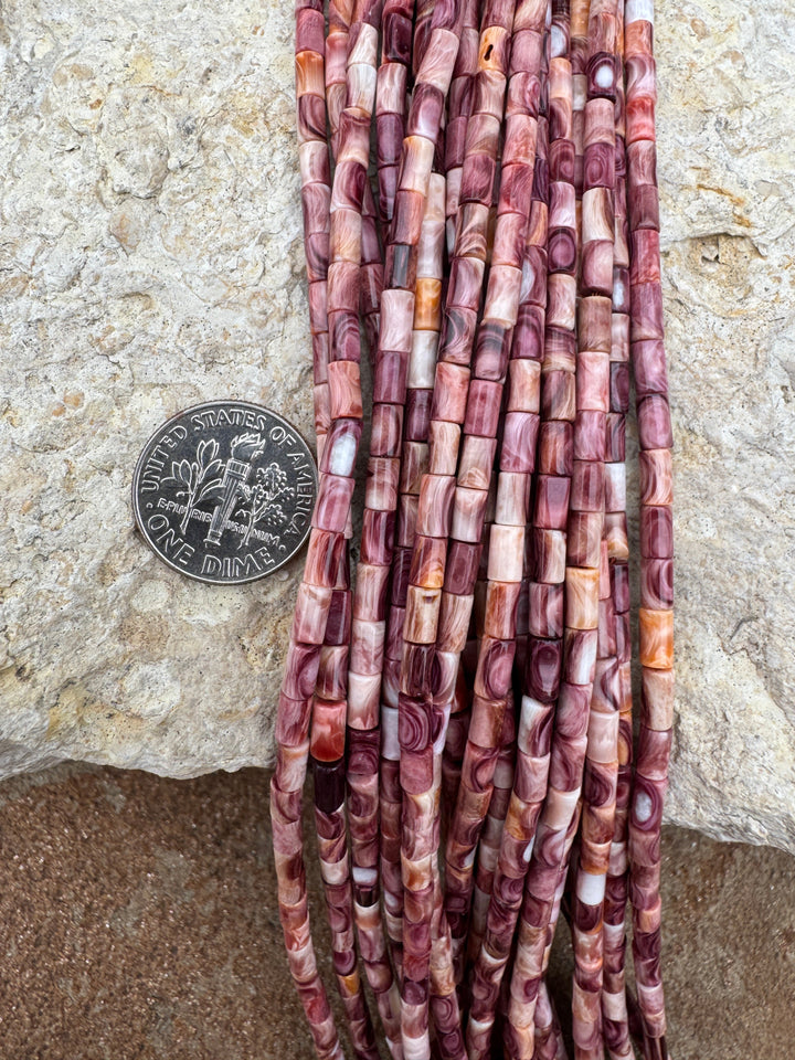 RARE Lions Paw 3x5mm Tube Beads 16 Inch Strand - Lion’s Paw