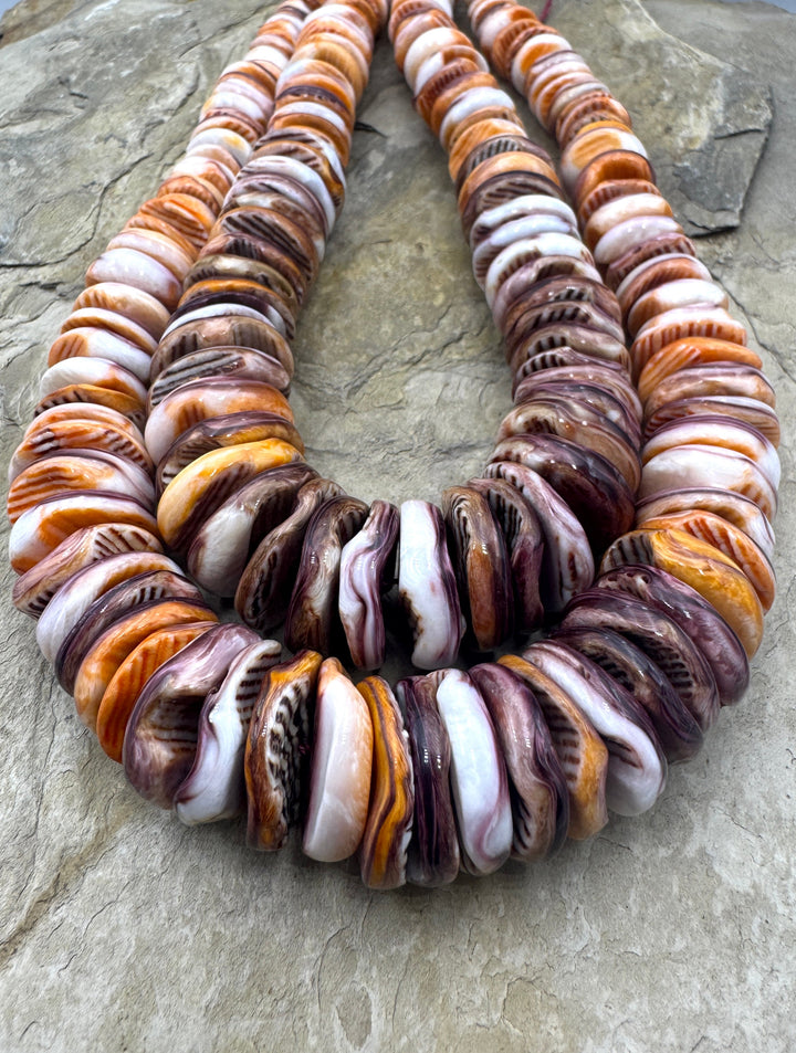 RARE Lions Paw BIG Graduated 8-18mm Irregular Rondelle