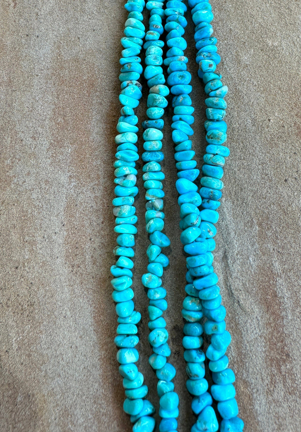 RARE McGinniss Turquoise (Nevada) Nugget/Chip Beads 4-6mm 9