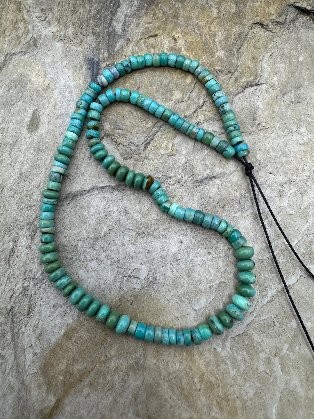 RARE McGuinness Turquoise (Nevada) Designer Strand 4mm