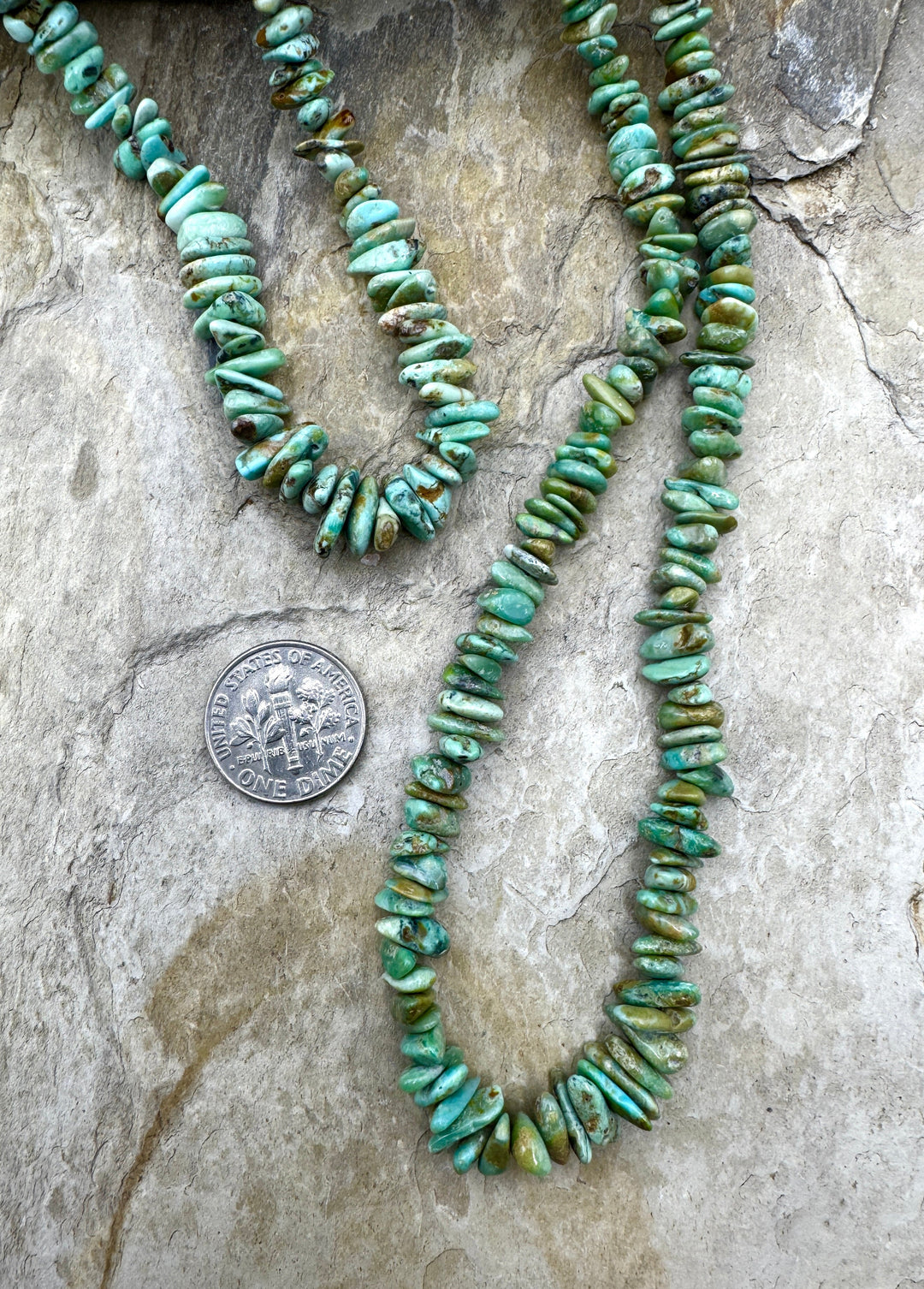 RARE McGuinness Turquoise (Nevada) Graduated 4 6mm Chip