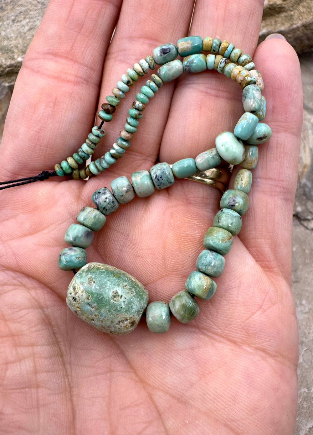 RARE McGuinness Turquoise (Nevada) Mixed Shape Designer