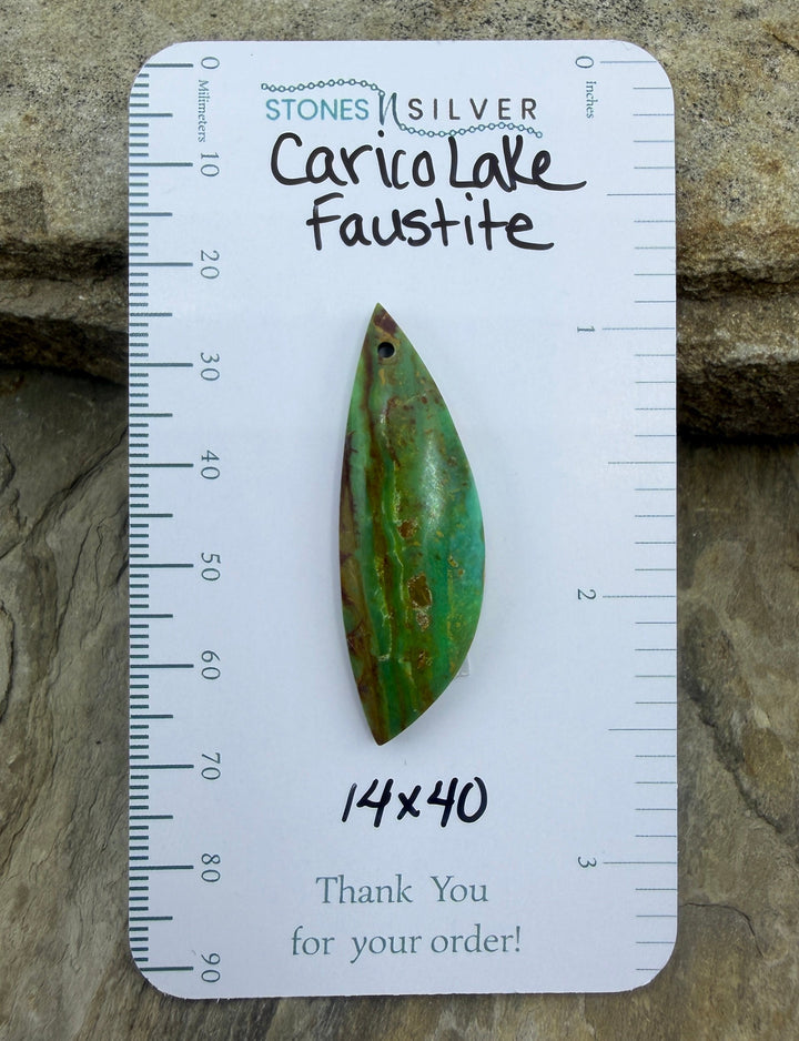 RARE Natural Carico Lake Faustite (Nevada) Focal Pendant