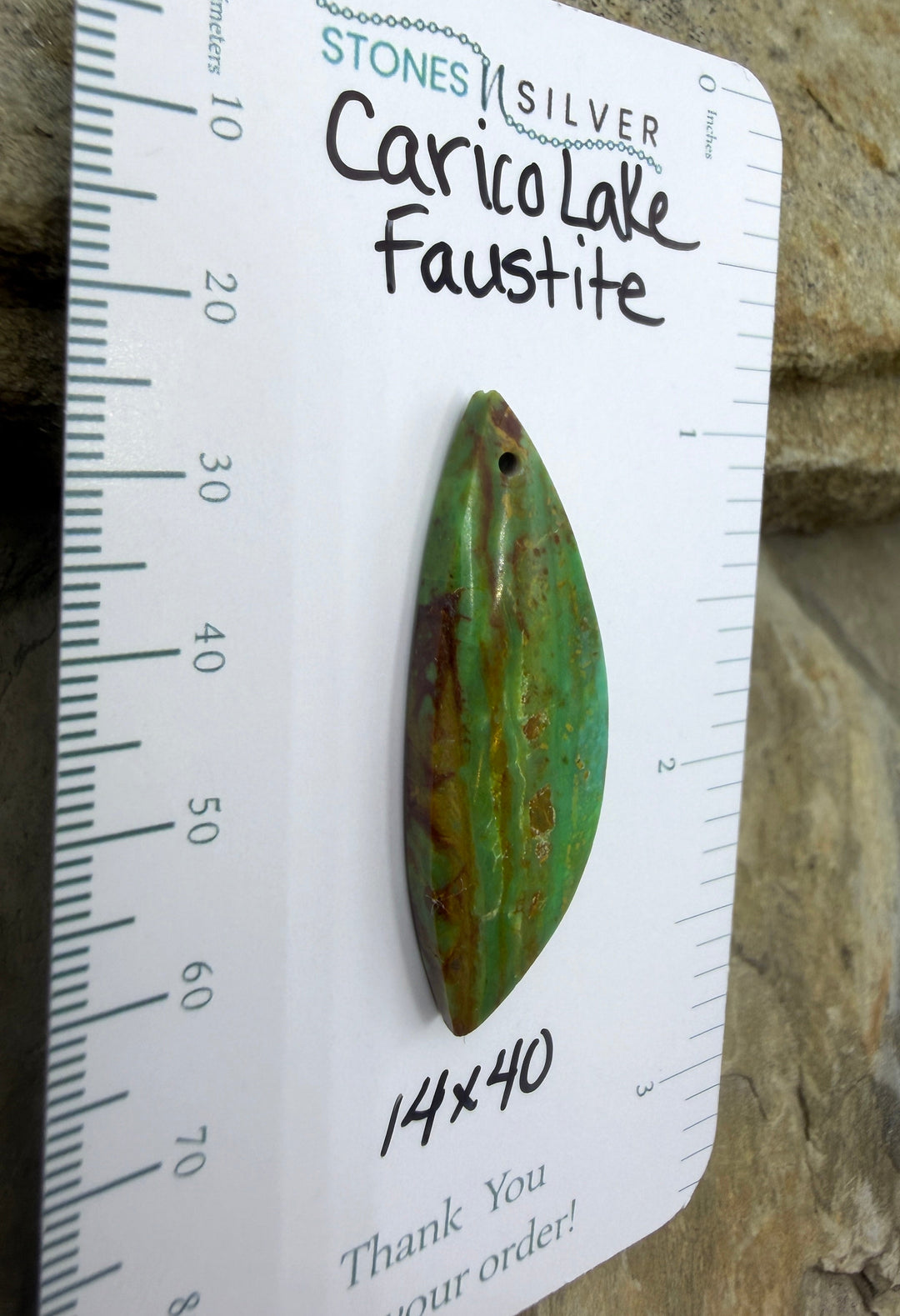 RARE Natural Carico Lake Faustite (Nevada) Focal Pendant