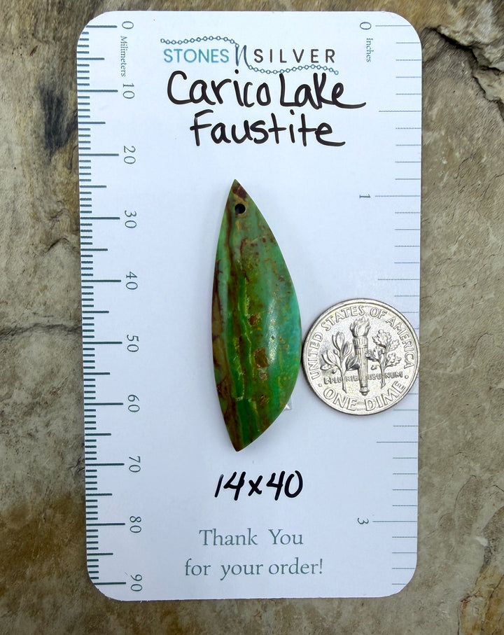 RARE Natural Carico Lake Faustite (Nevada) Focal Pendant