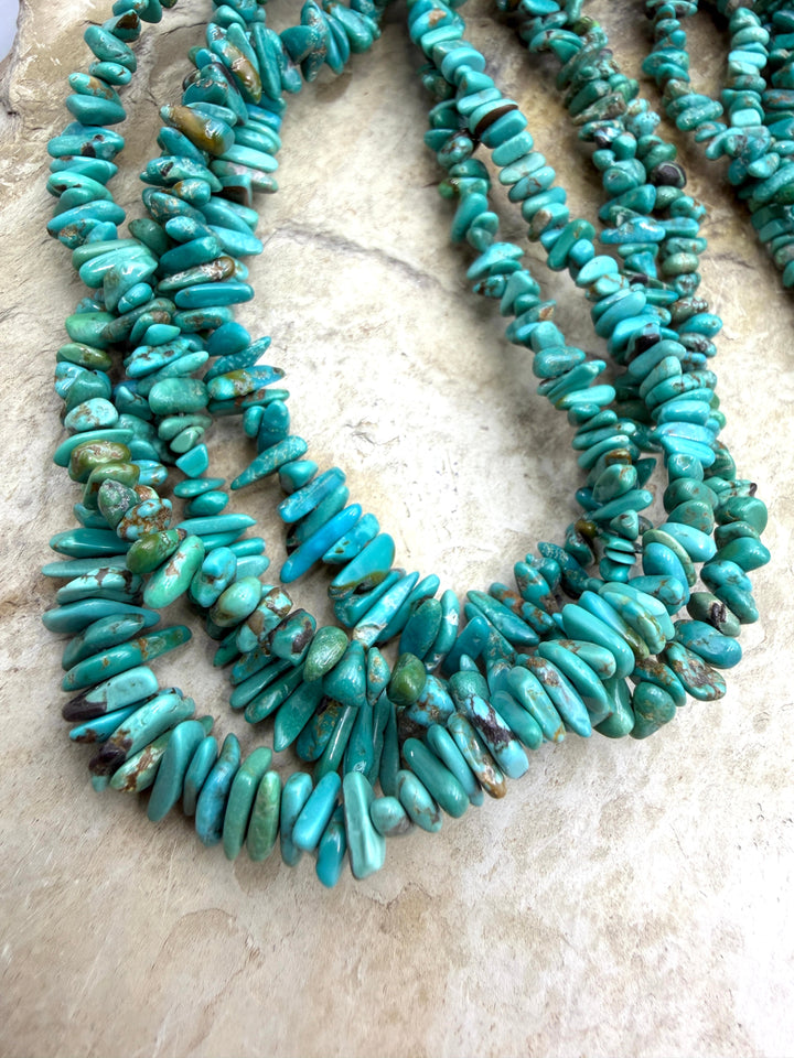 RARE Natural Carico Lake Turquoise (Nevada) 4-6mm Graduated