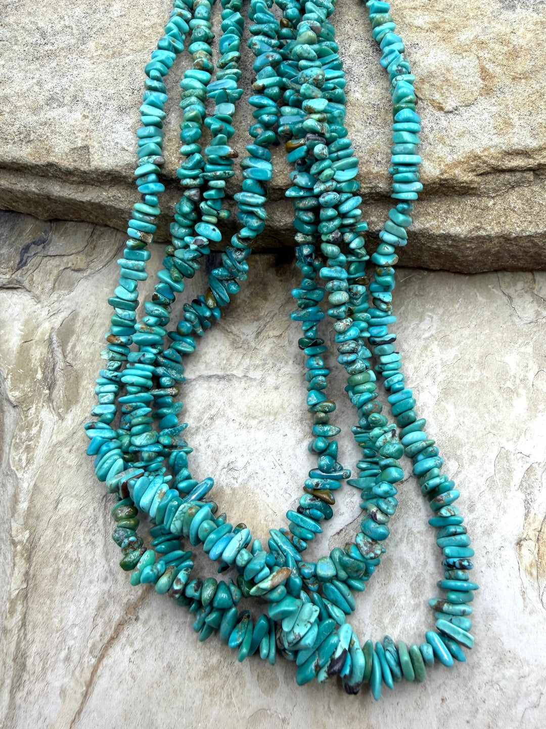 RARE Natural Carico Lake Turquoise (Nevada) 4-6mm Graduated
