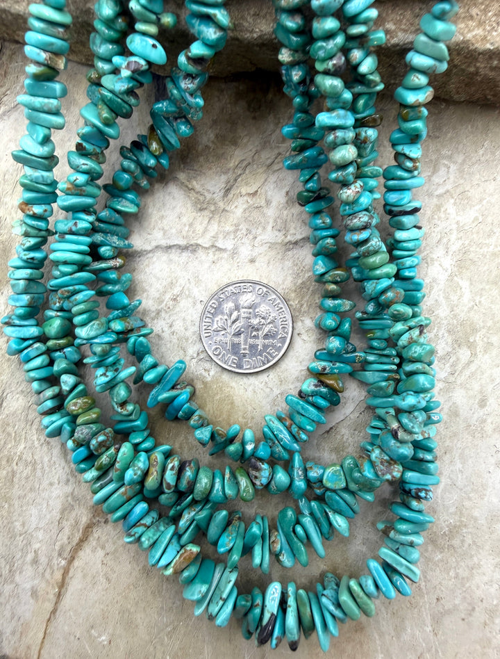 RARE Natural Carico Lake Turquoise (Nevada) 4-6mm Graduated
