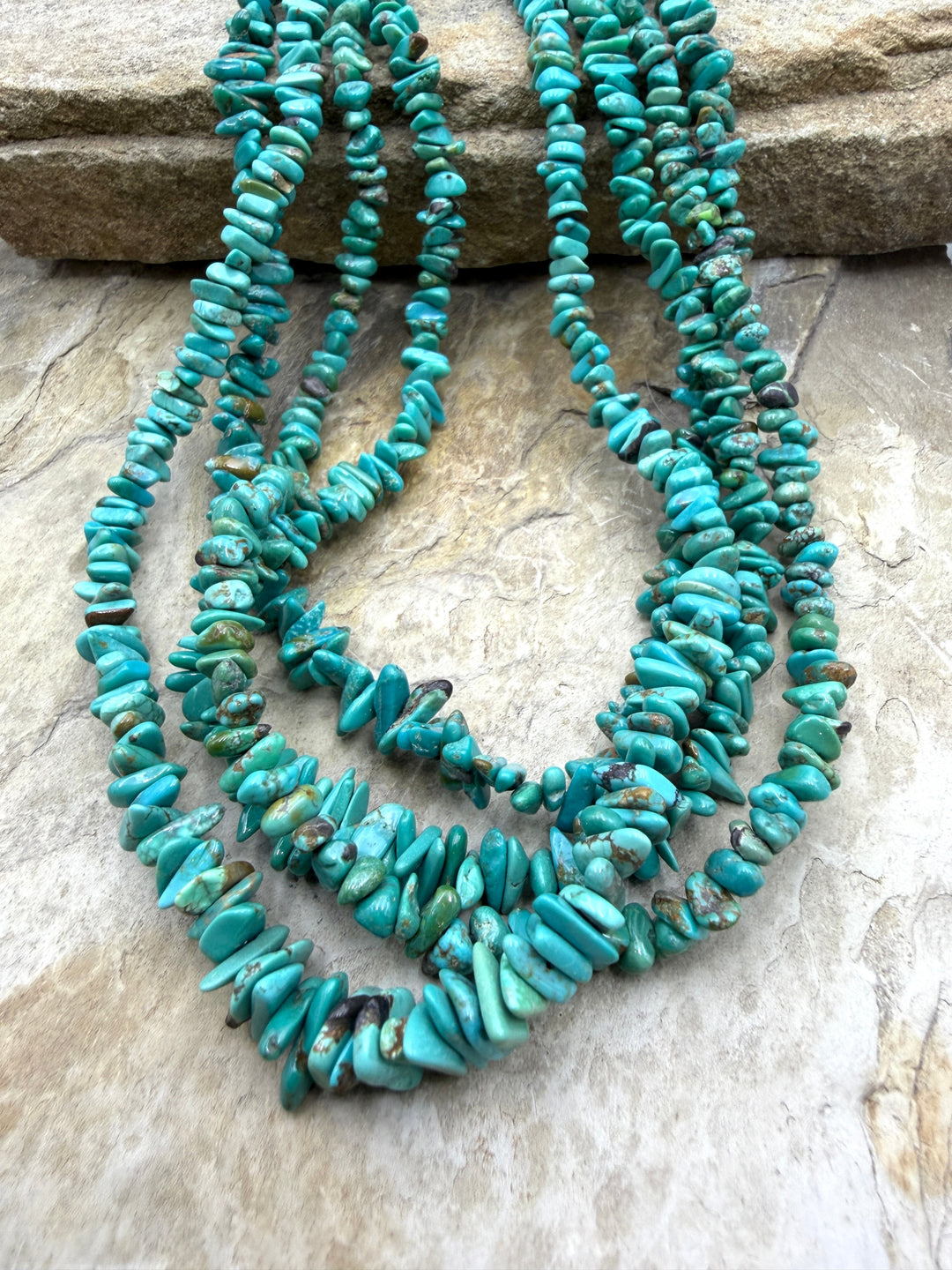 RARE Natural Carico Lake Turquoise (Nevada) 4-6mm Graduated