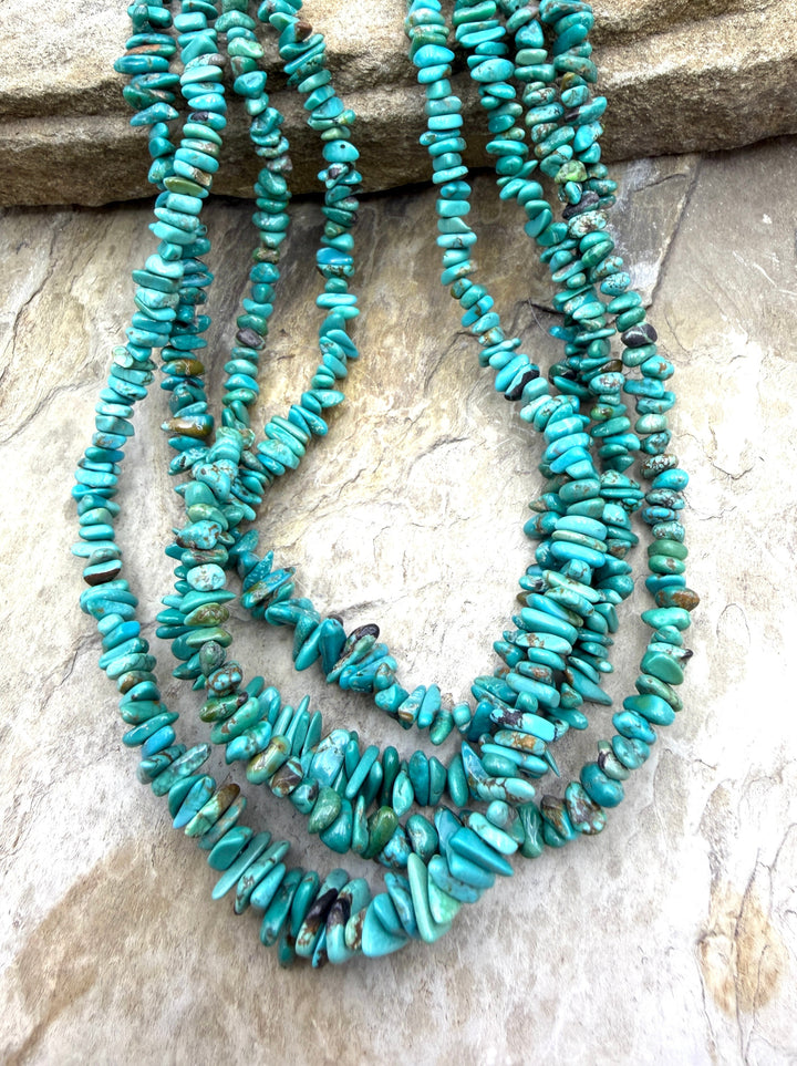 RARE Natural Carico Lake Turquoise (Nevada) 4-6mm Graduated