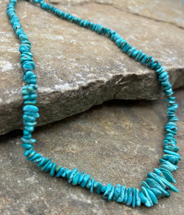RARE Natural Carico Lake Turquoise (Nevada) 4-7mm Graduated