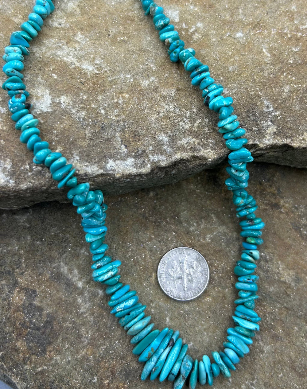 RARE Natural Carico Lake Turquoise (Nevada) 4-7mm Graduated