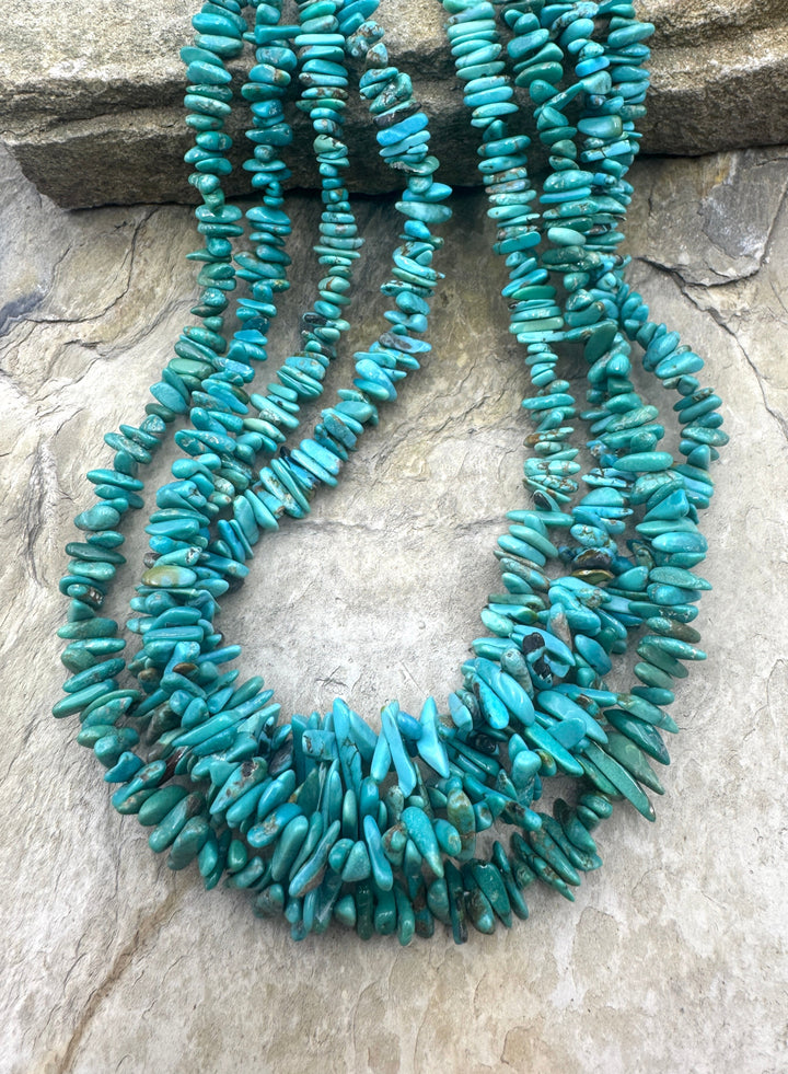RARE NATURAL Carico Lake Turquoise (Nevada) Graduated 4-6mm