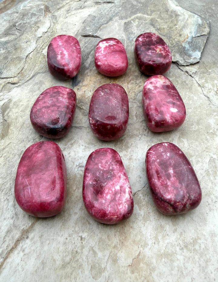 RARE Natural Thulite (Norway) Chunky Focal Penadant Beads