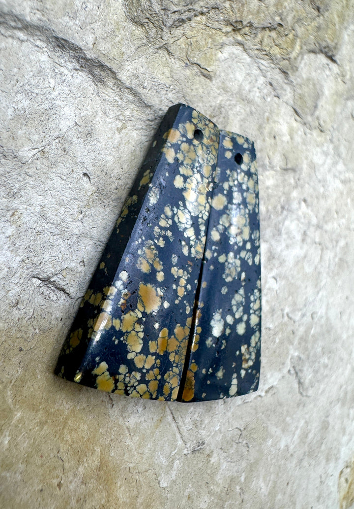 RARE New Lander Turquoise (Nevada) Matching Earring Slab