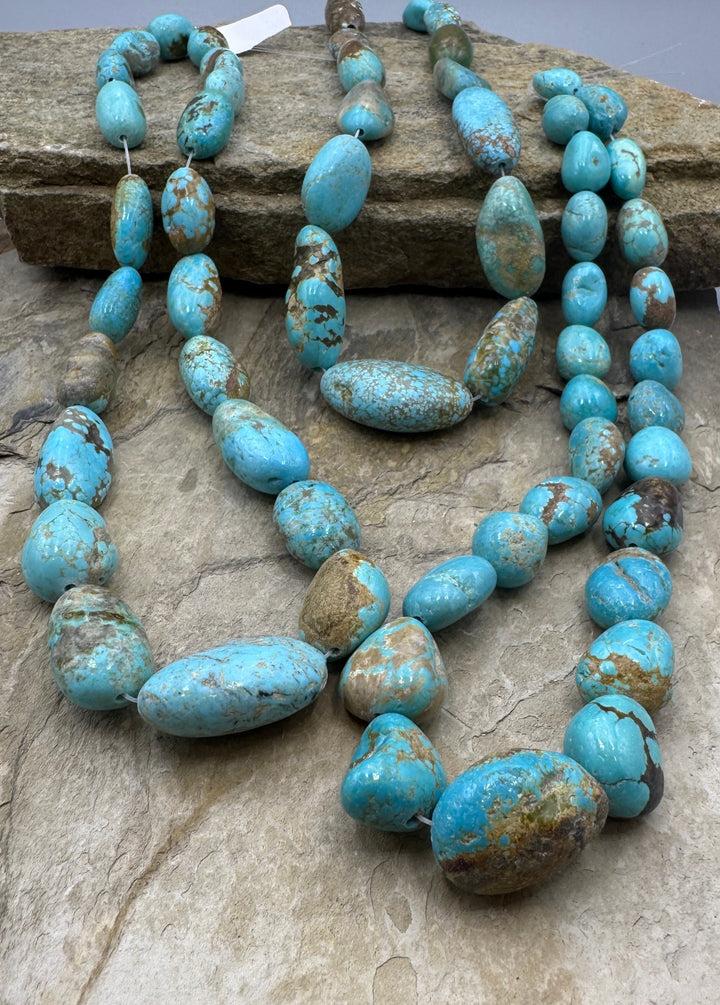 RARE Number 8 Turquoise (Nevada) BIG Graduated Rounded