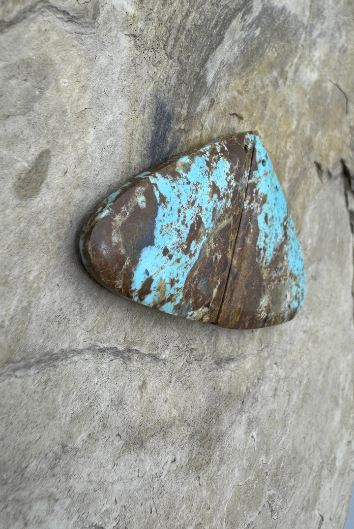 RARE Number 8 Turquoise (Nevada) BIG Matching Earring Slab