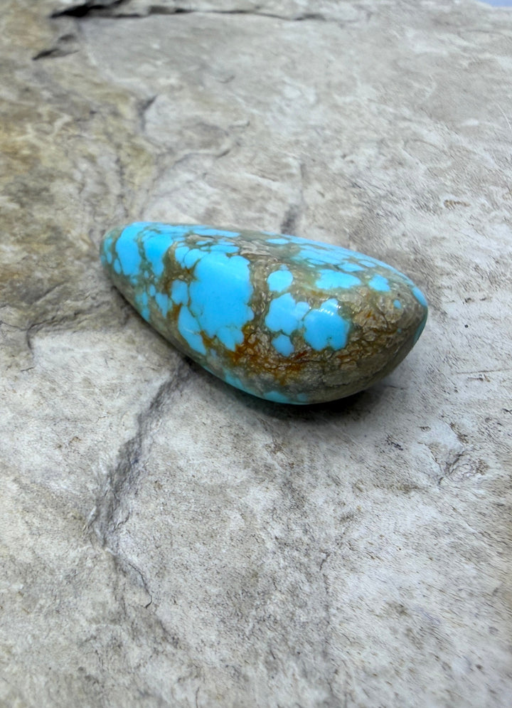 RARE Number 8 Turquoise (Nevada) Focal Pendant Bead