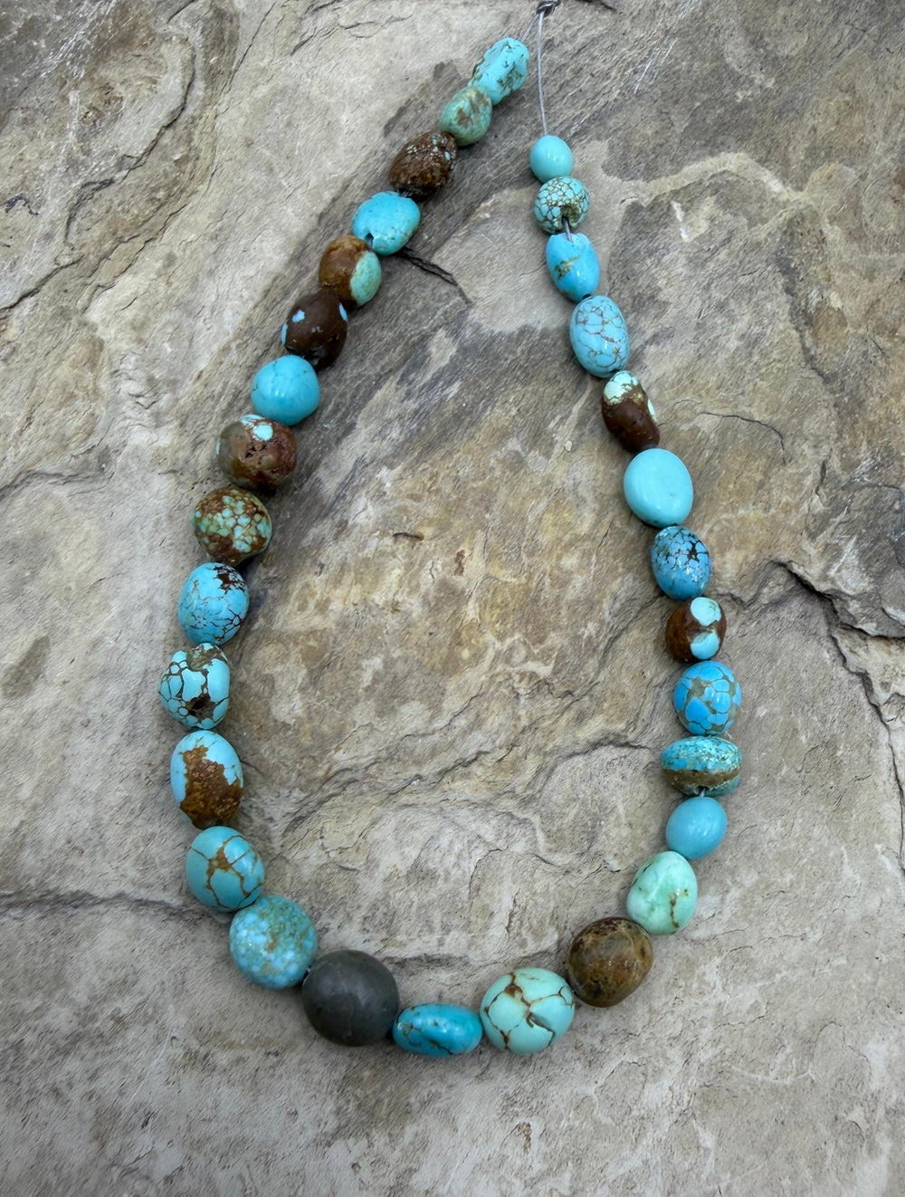RARE Number 8 Turquoise (Nevada) Graduated (6x7-7x9mm)