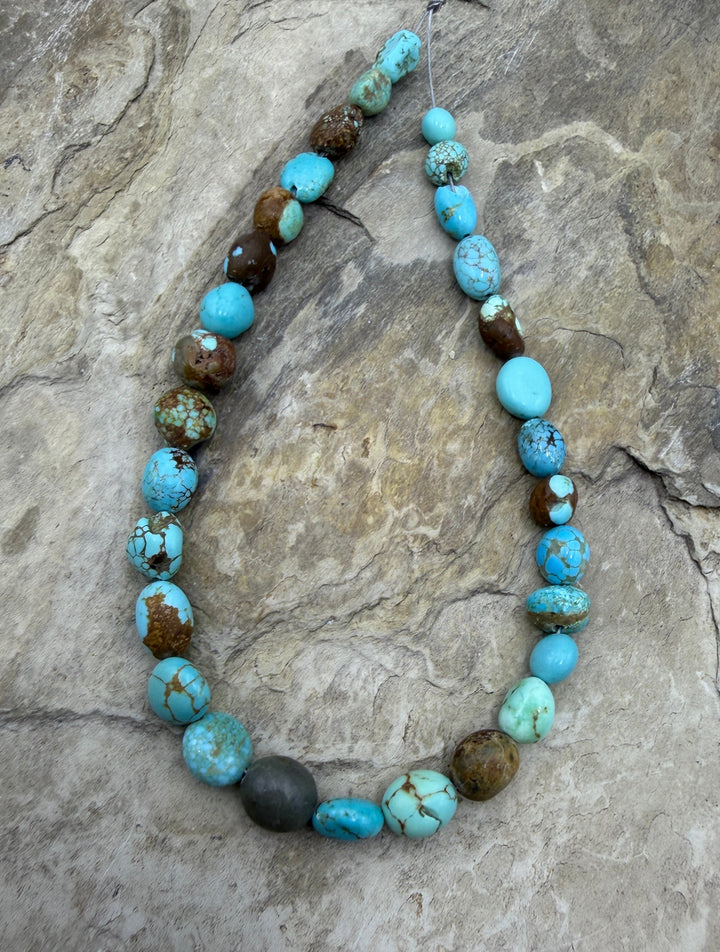 RARE Number 8 Turquoise (Nevada) Graduated (6x7-7x9mm)