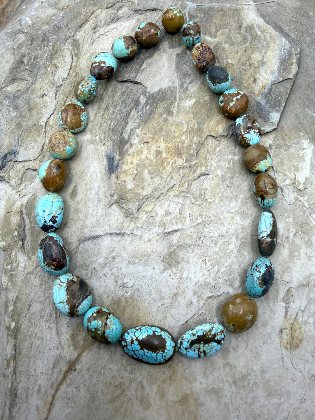 RARE Number 8 Turquoise (Nevada) Graduated Rounded Nugget