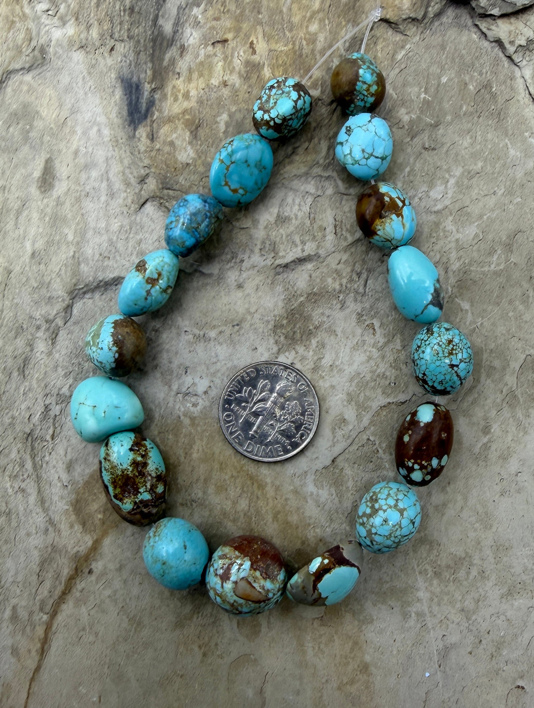 RARE Number 8 Turquoise (Nevada) HUGE Graduated