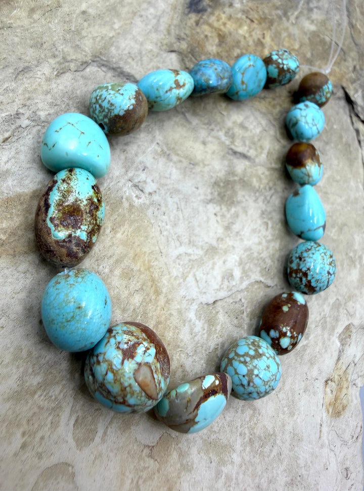 RARE Number 8 Turquoise (Nevada) HUGE Graduated