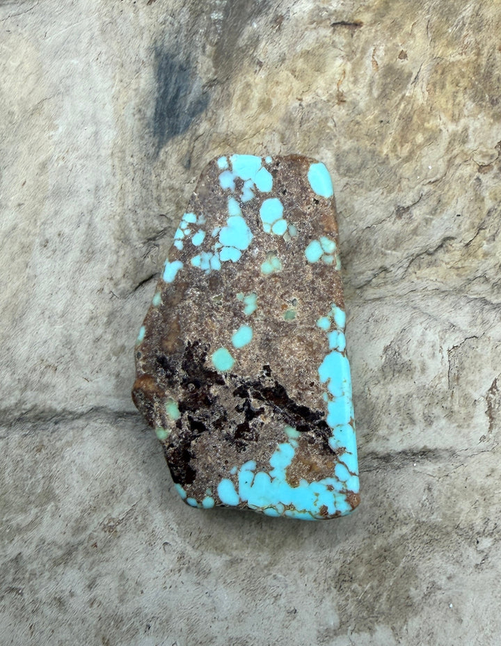 RARE Number 8 Turquoise (Nevada) Slab Beads (Large Hole)