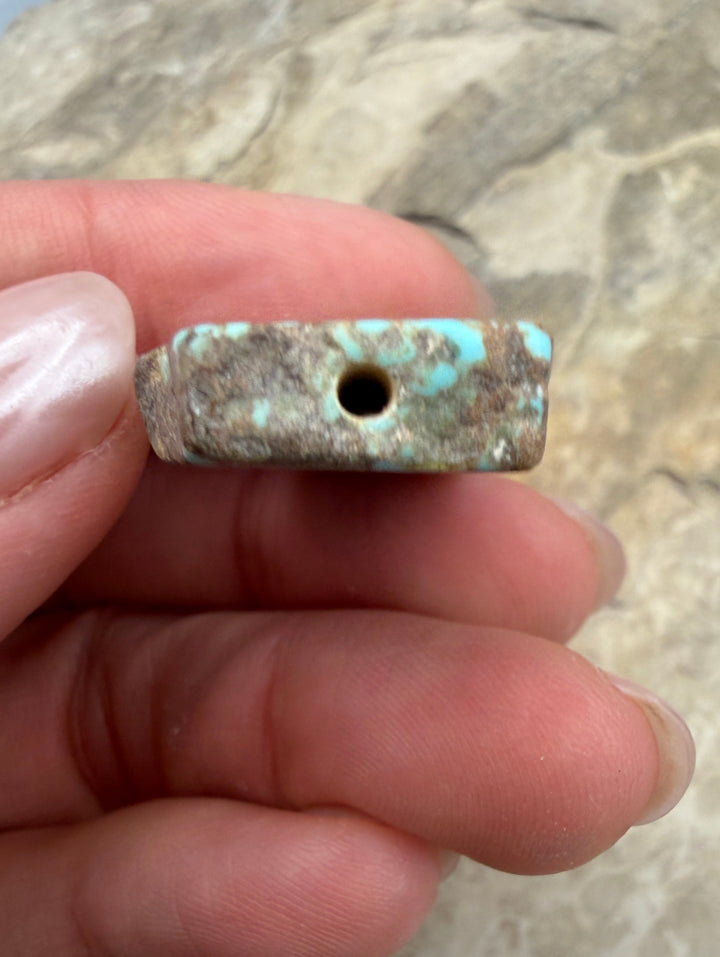 RARE Number 8 Turquoise (Nevada) Slab Beads (Large Hole)
