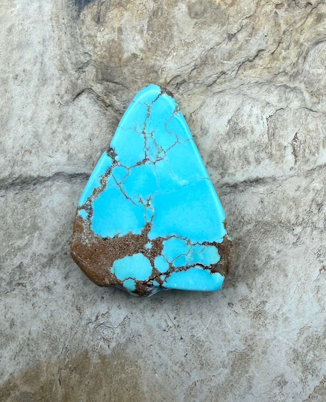 RARE Number 8 Turquoise (Nevada) Slab Beads (Large Hole)
