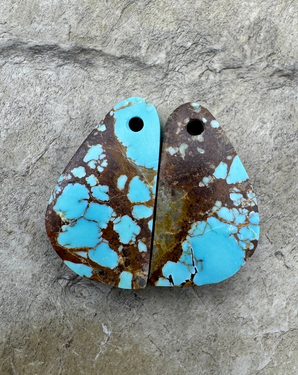 RARE Number 8 Turquoise (Nevada) SMALL Matching Earring