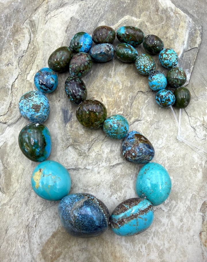 RARE OLD Stock Hardy Pit Kingman Turquoise (Arizona) BIG