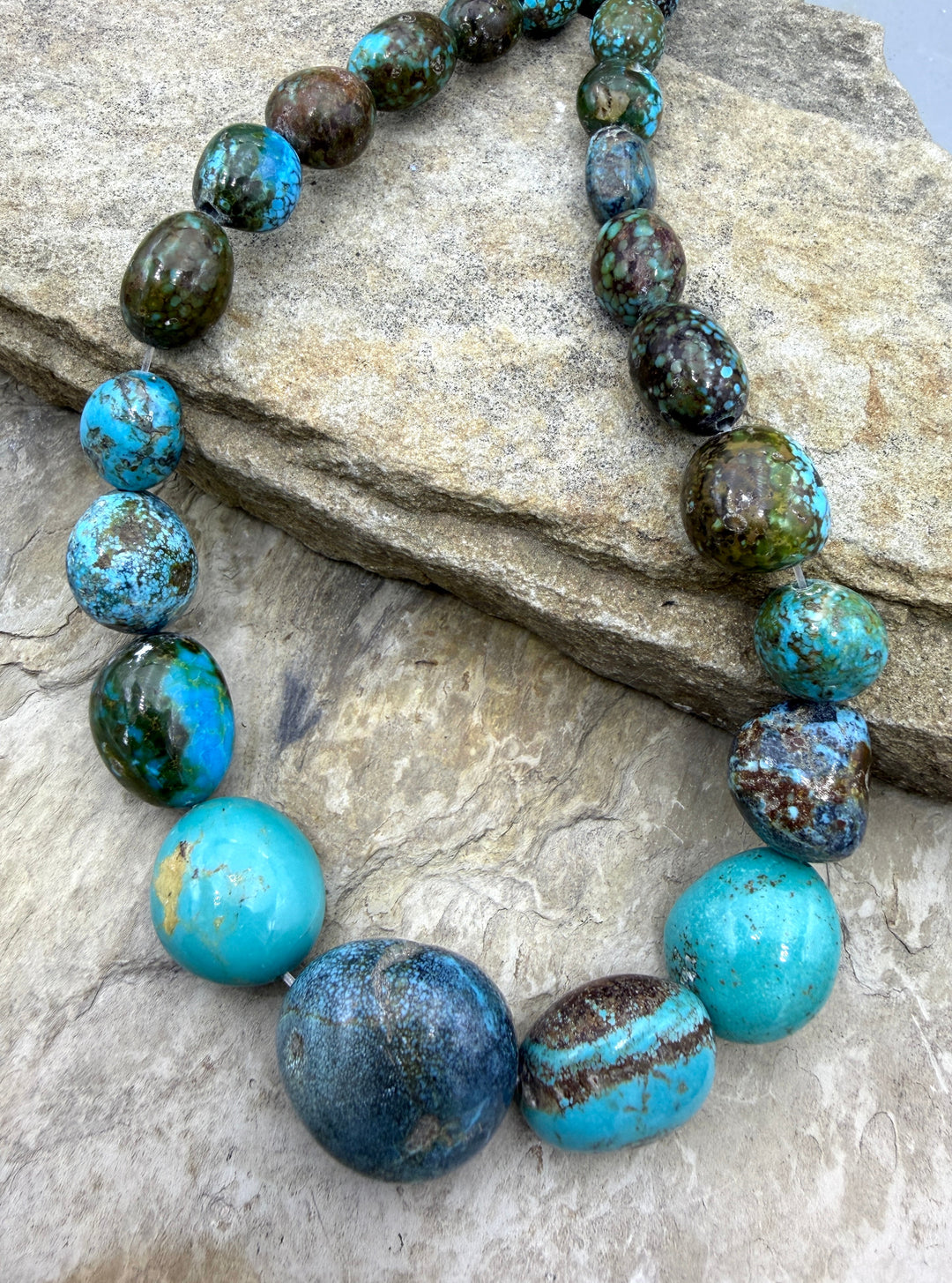 RARE OLD Stock Hardy Pit Kingman Turquoise (Arizona) BIG