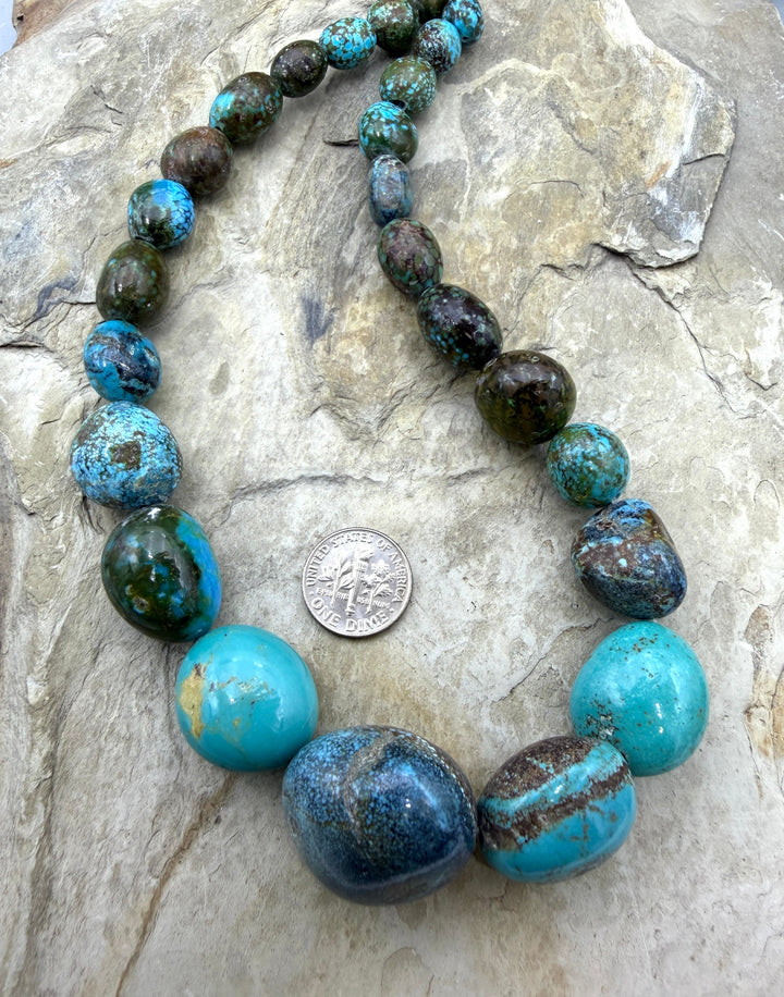 RARE OLD Stock Hardy Pit Kingman Turquoise (Arizona) BIG