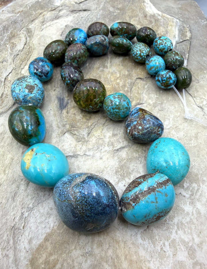 RARE OLD Stock Hardy Pit Kingman Turquoise (Arizona) BIG