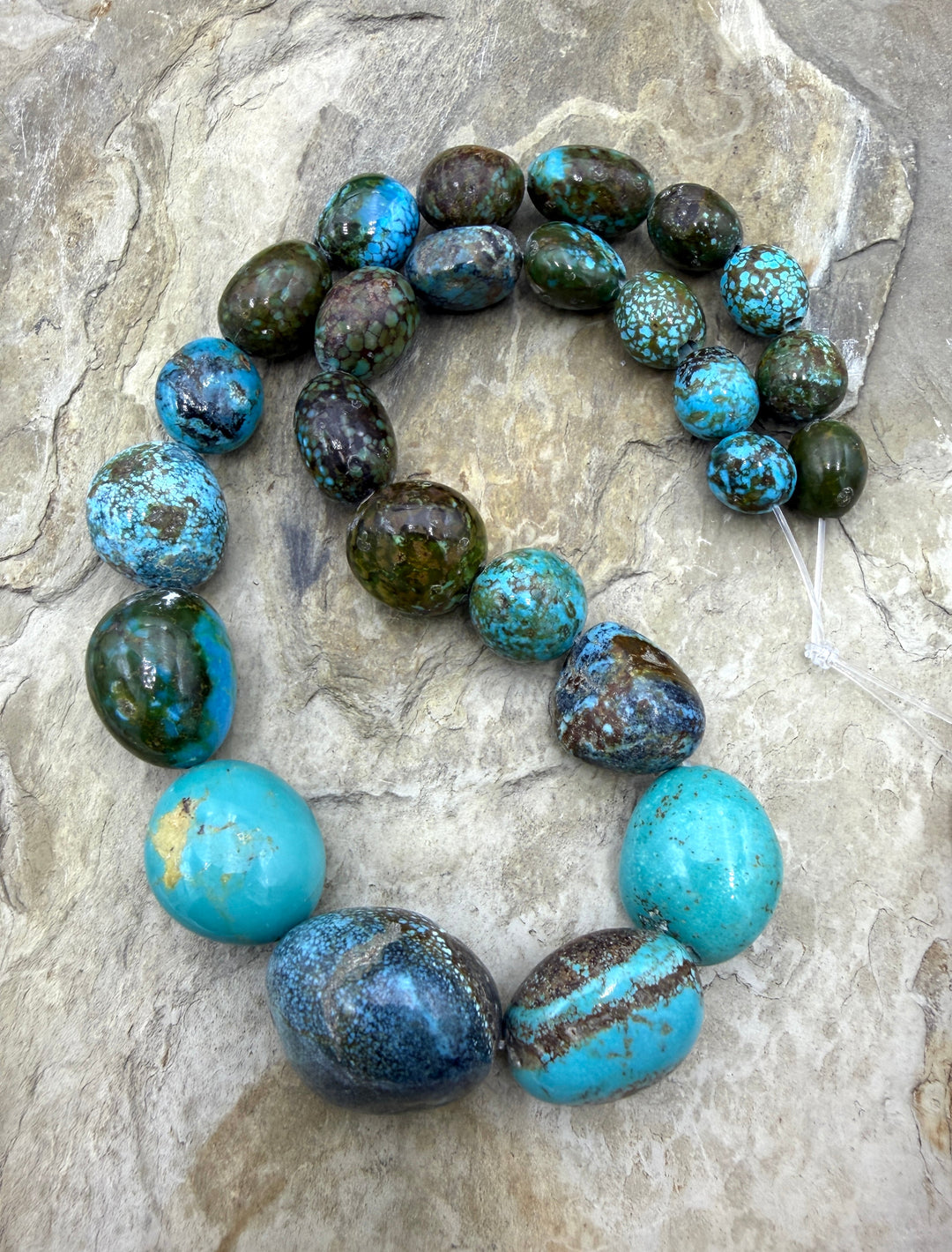 RARE OLD Stock Hardy Pit Kingman Turquoise (Arizona) BIG