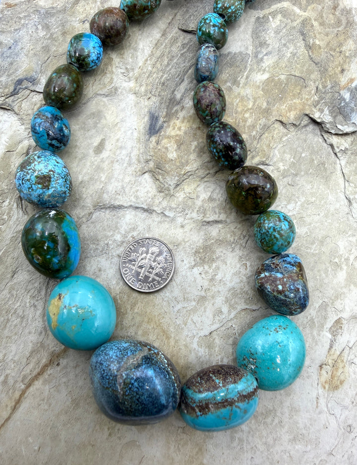 RARE OLD Stock Hardy Pit Kingman Turquoise (Arizona) BIG