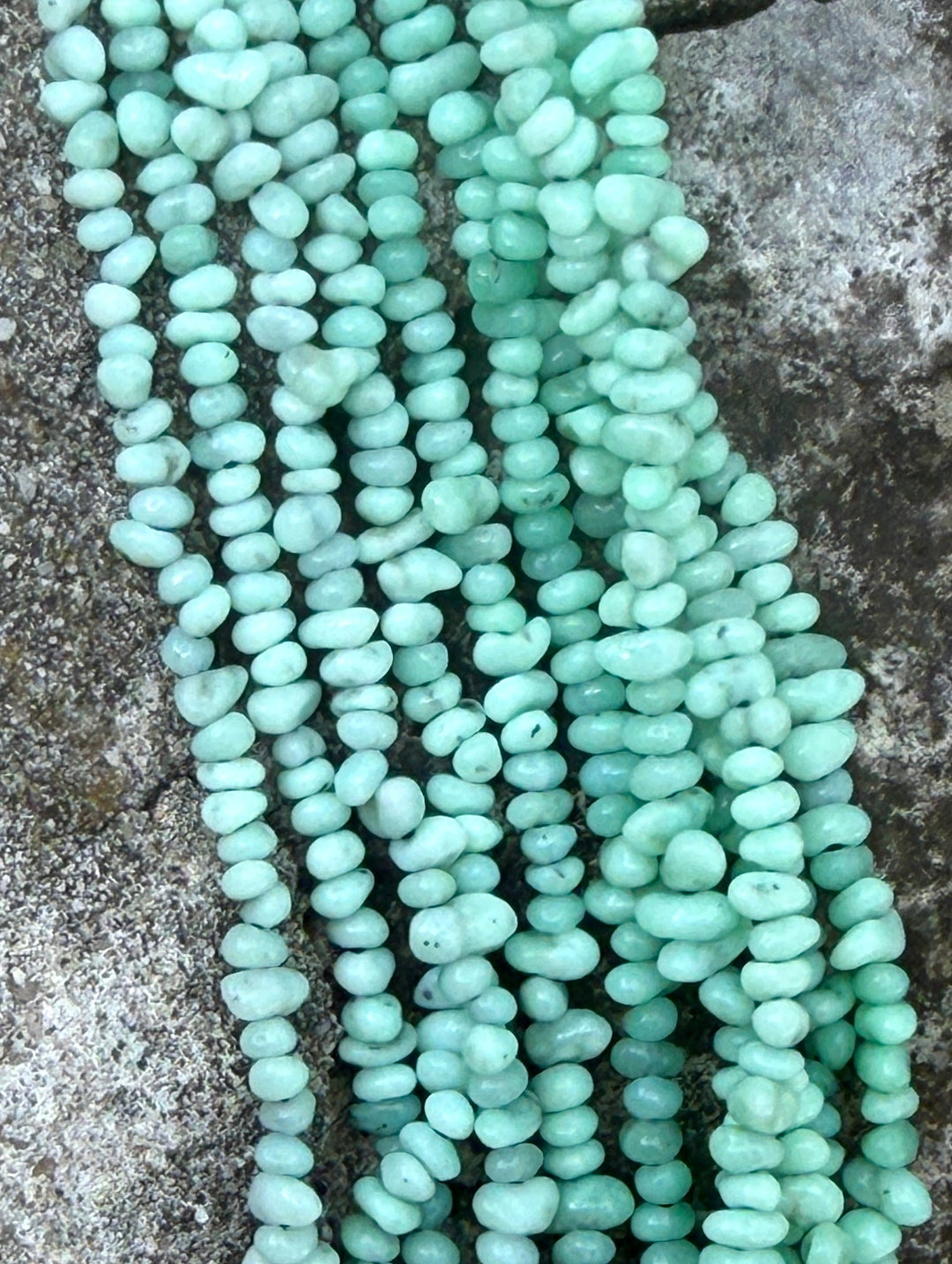 RARE Paloma Variscite (Mexico) Samll Nugget Beads 3-4mm