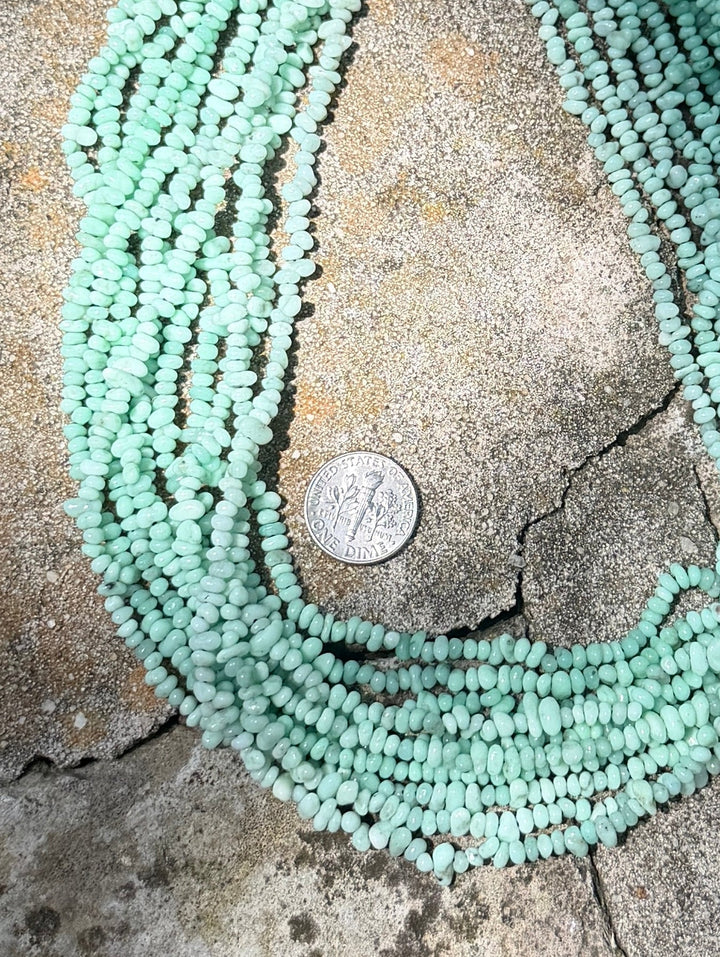 RARE Paloma Variscite (Mexico) Samll Nugget Beads 3-4mm
