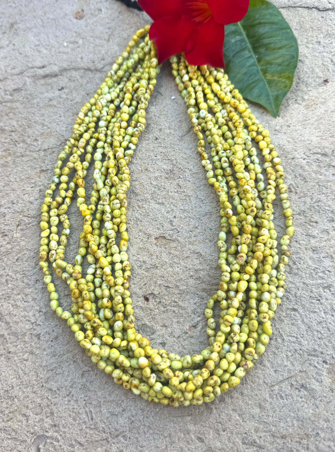 RARE Palomino Variscite 4mm Rounded Nugget Beads 18 Inch