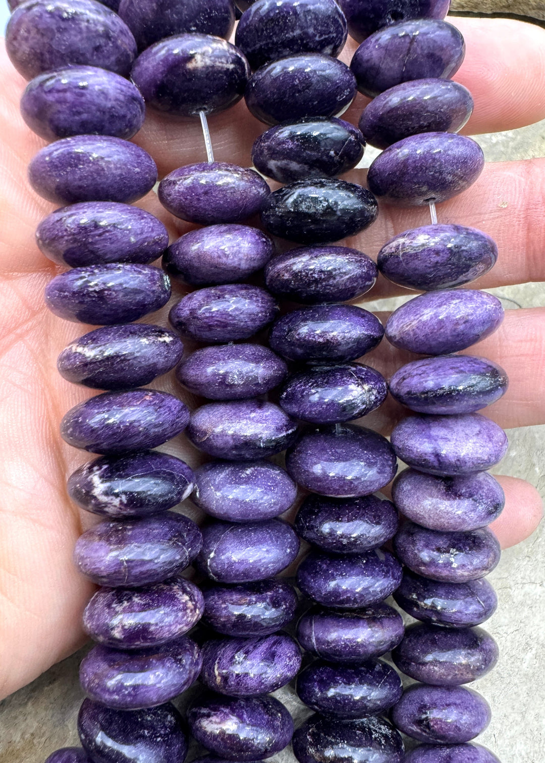 RARE Premium Color Sugilite (South Africa) BIG 15mm