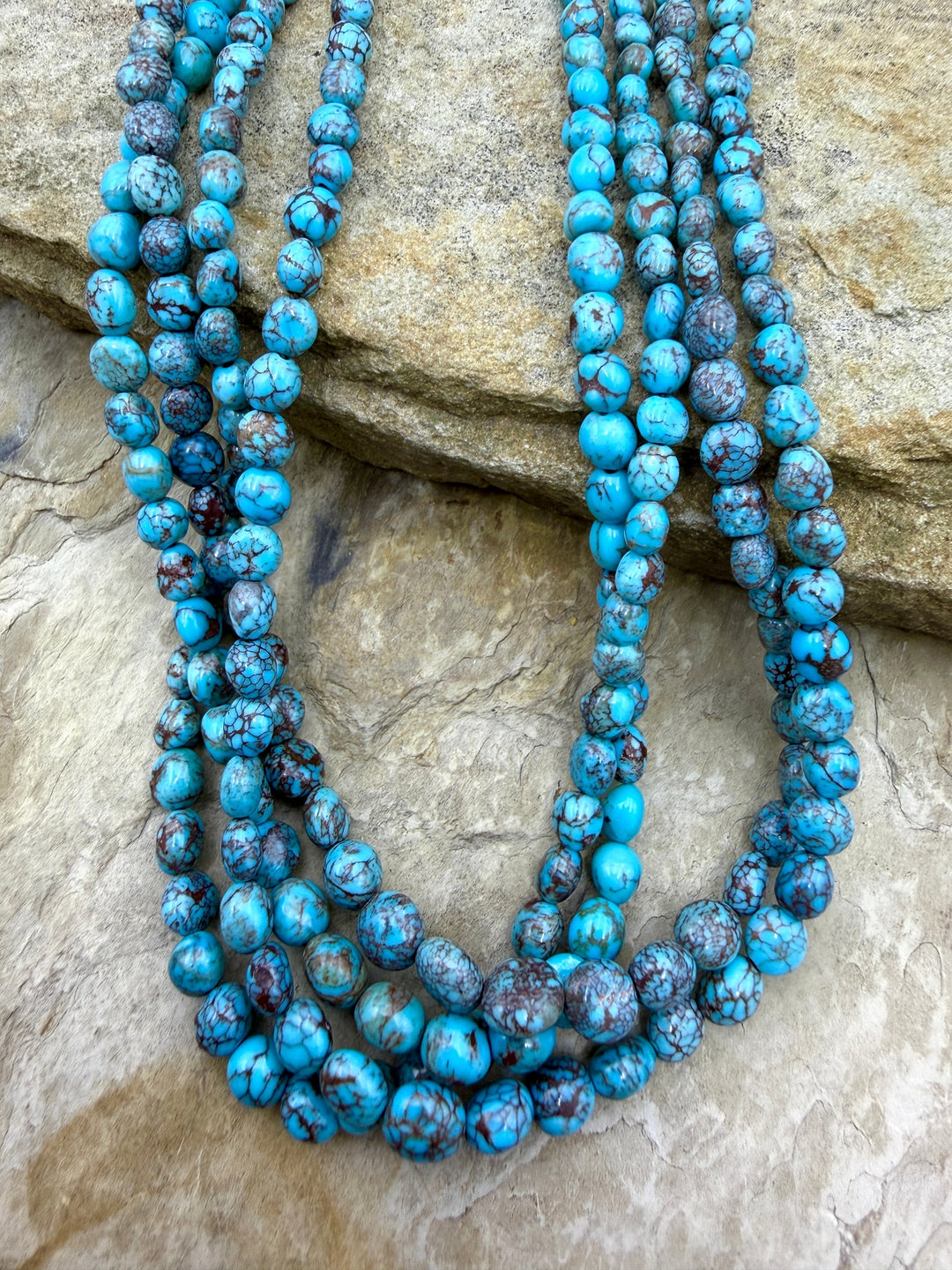 RARE Prince Turquoise (Egypt) Graduated 5-7mm Smooth