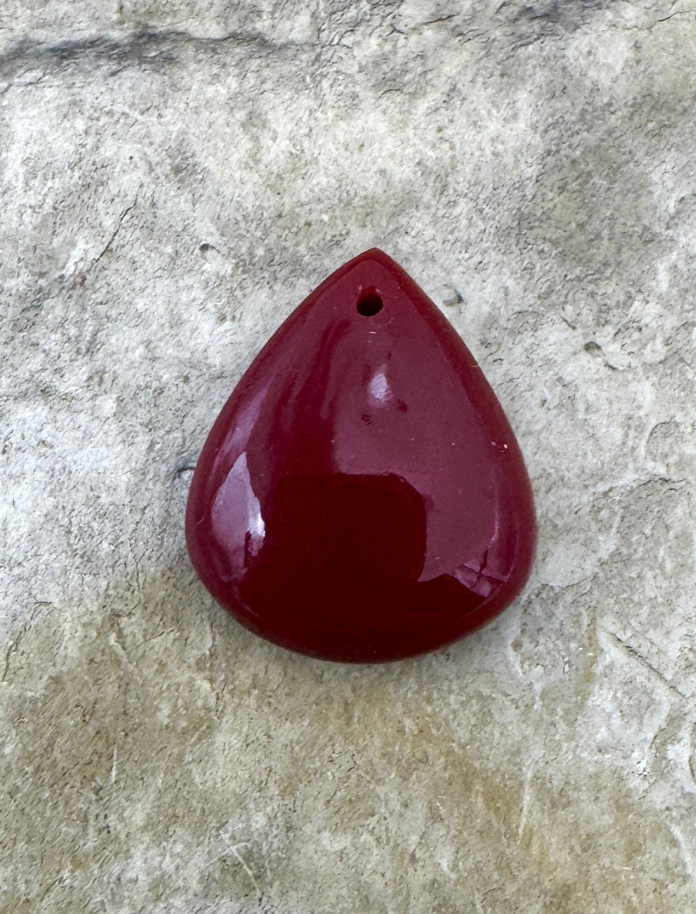 RARE Rosarita Focal Pendant Bead 16x20mm - Rosarita