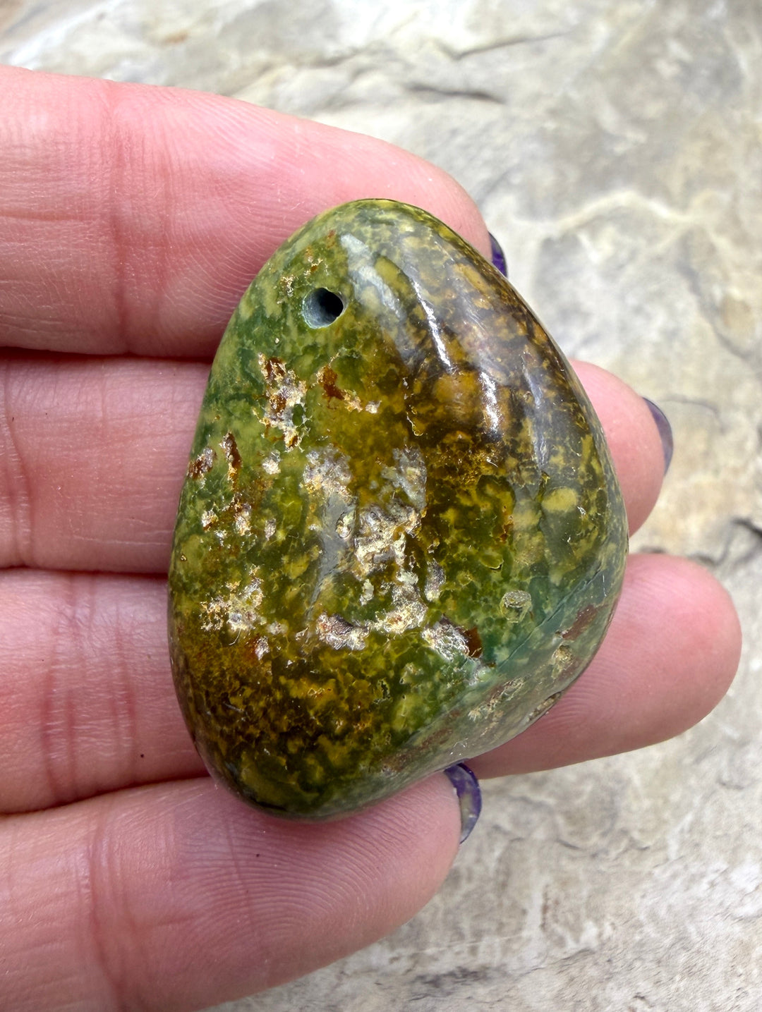 RARE Royston Turquoise (NV) BIG Focal Pendant Bead