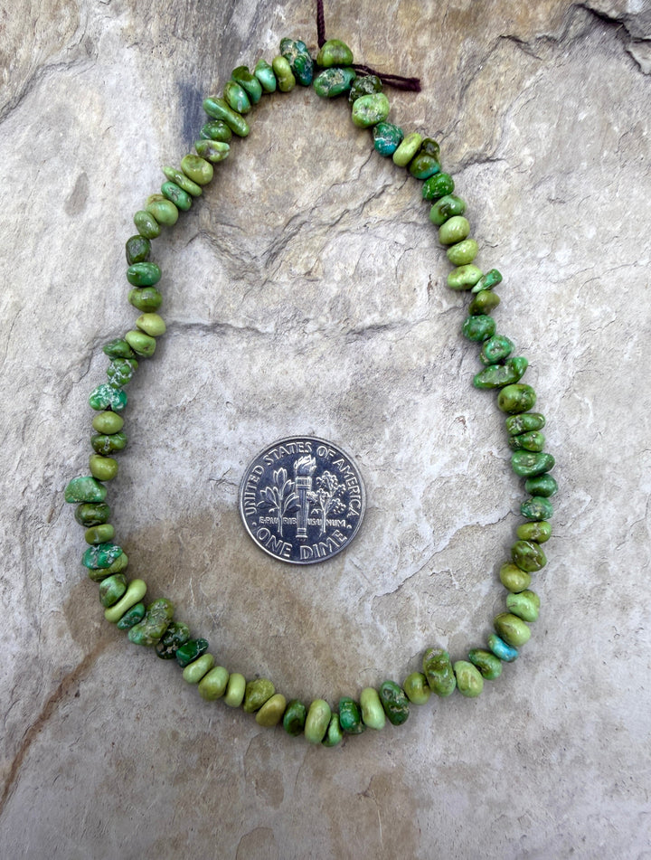 RARE Sonoran Gold Turquoise (Mex) 4-5mm Nugget Beads 9.5