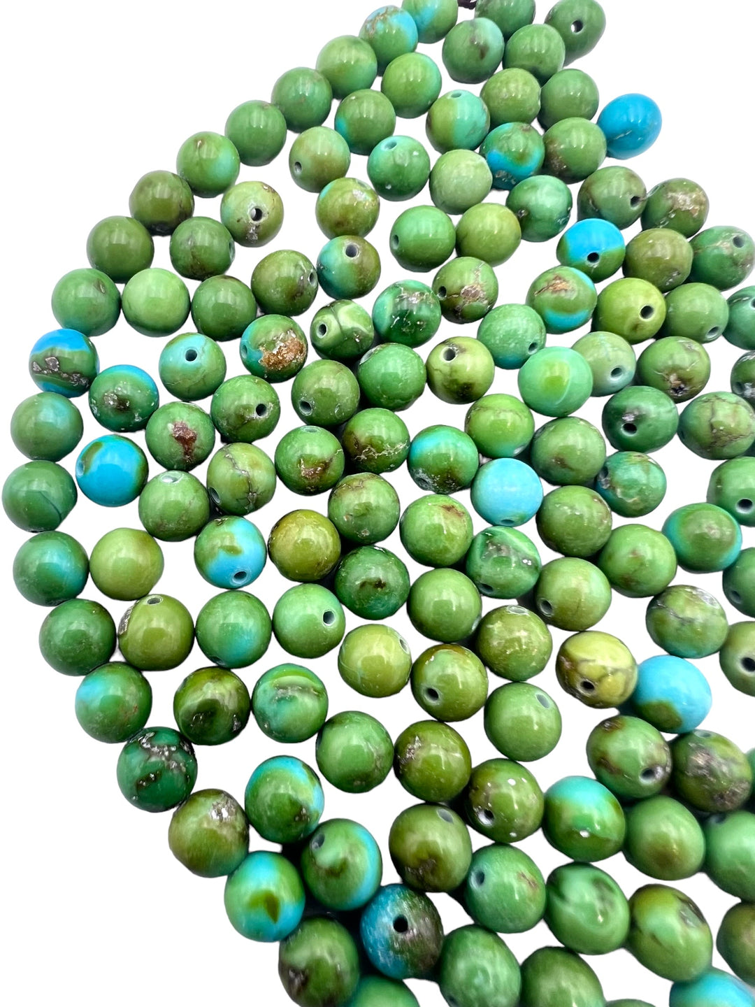 RARE Sonoran Gold Turquoise (Mex) 6mm Round Beads (Package