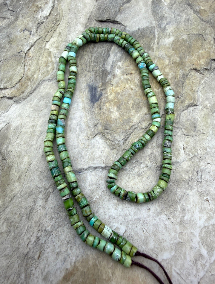 RARE Sonoran Gold Turquoise (Mex) Heishi 3mm 16.5 Inch