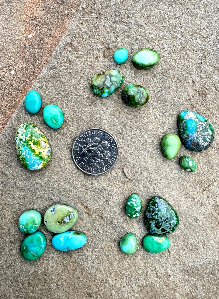 RARE Sonoran Gold Turquoise (Mex) Mini Cabochons (Select