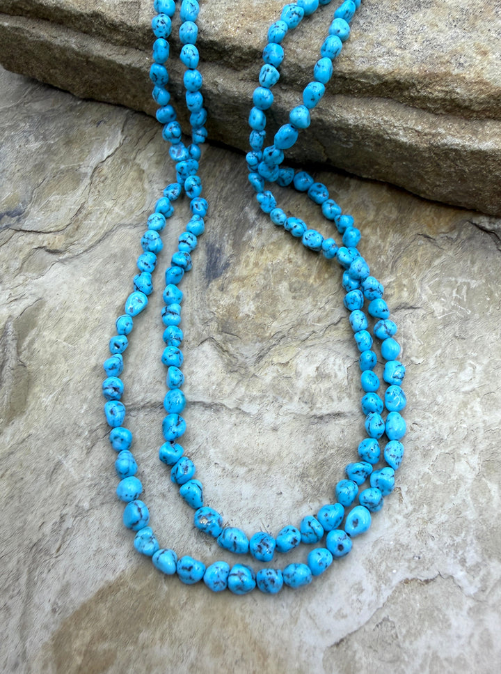 RARE Spider Web Sleeping Beauty Turquoise (AZ) 4mm Rounded
