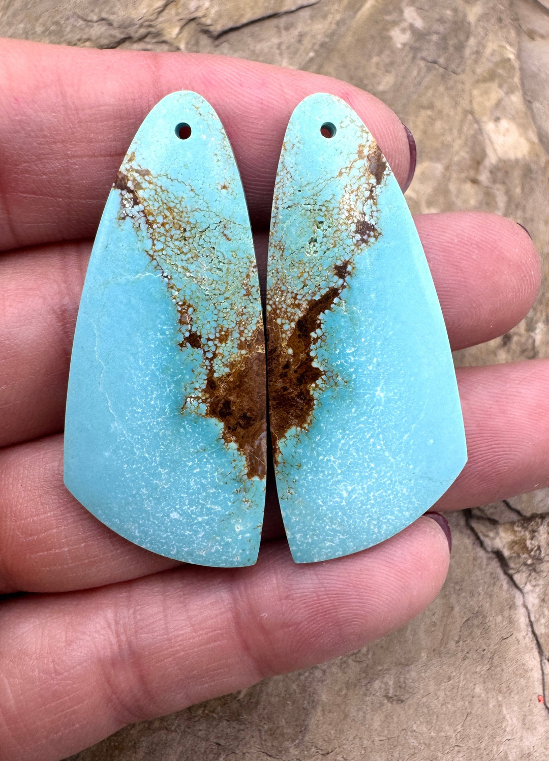 RARE Unique Number 8 Turquoise (Nevada) BIG Matching